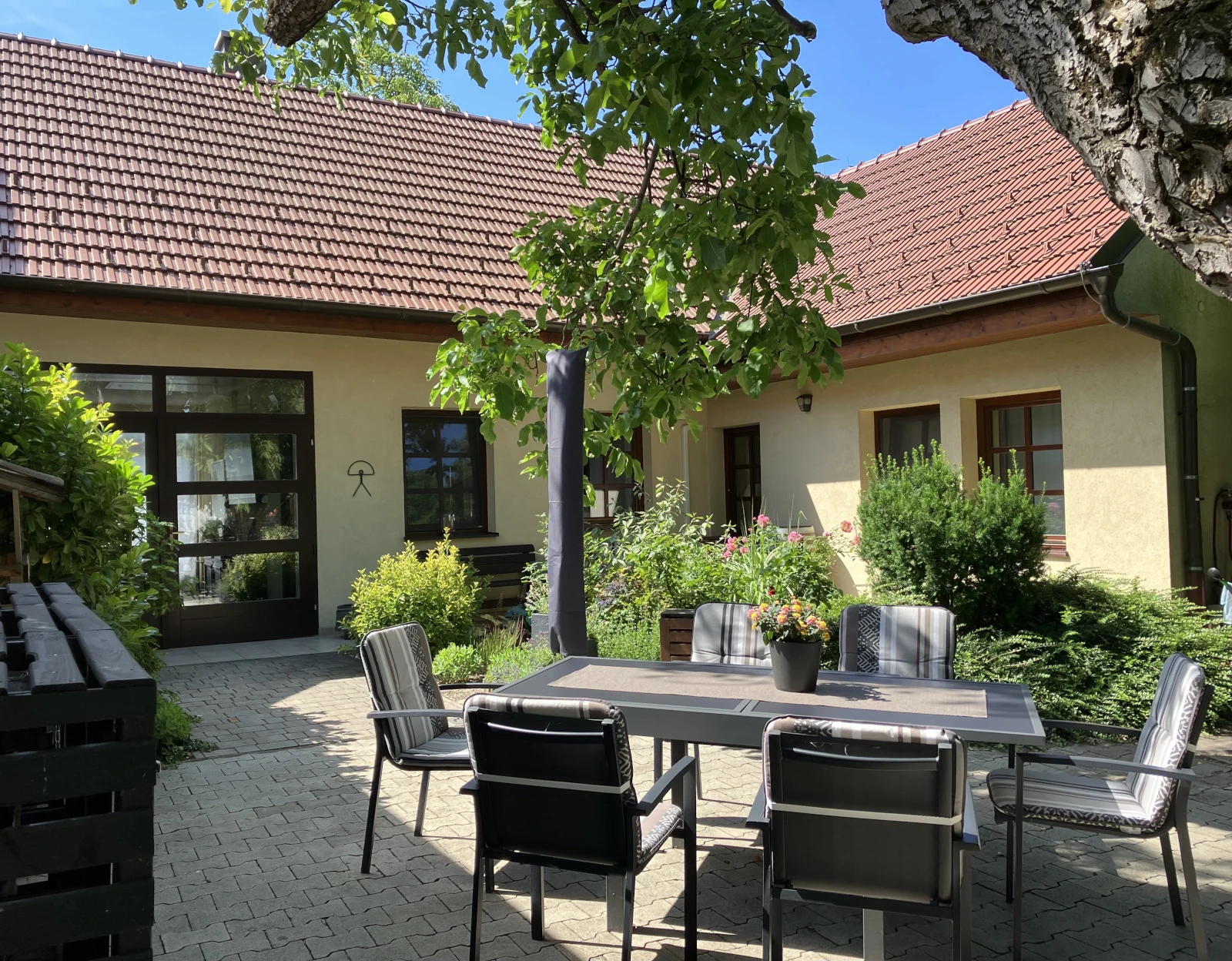 Gartensitzplatz der Grünen Oase